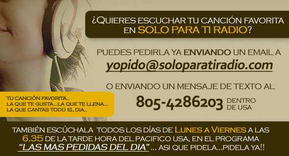 Apúrate y escucha tu canción favorita!